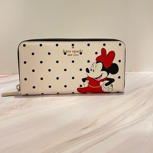 Disney X Kate Spade New York Other Minnie Mouse Large Continental Wallet